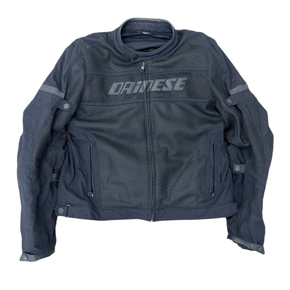 DAINESE Capo Esterno Motorcycle Jacket Size 58 Large Shoulder Elbow Armor